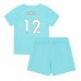 Wolves Matheus Cunha #12 Replika Babykläder Tredje matchkläder barn 2023-24 Korta ärmar (+ Korta byxor)